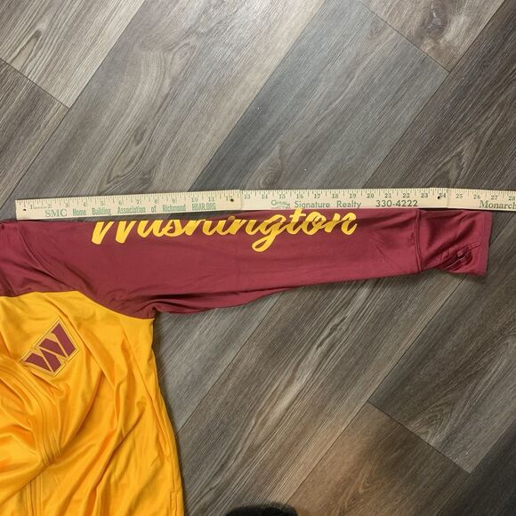 Washington Commanders Fanatics Women’s Full Zip Hoodie Burgundy/ Gold Size XL - Picture 5 of 6